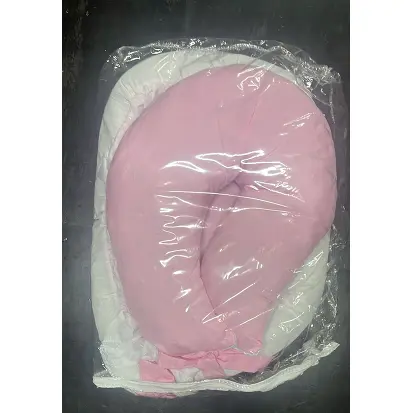 Kit Ninho + Almofada de Amamentação — Rosa / Branco (1/1)