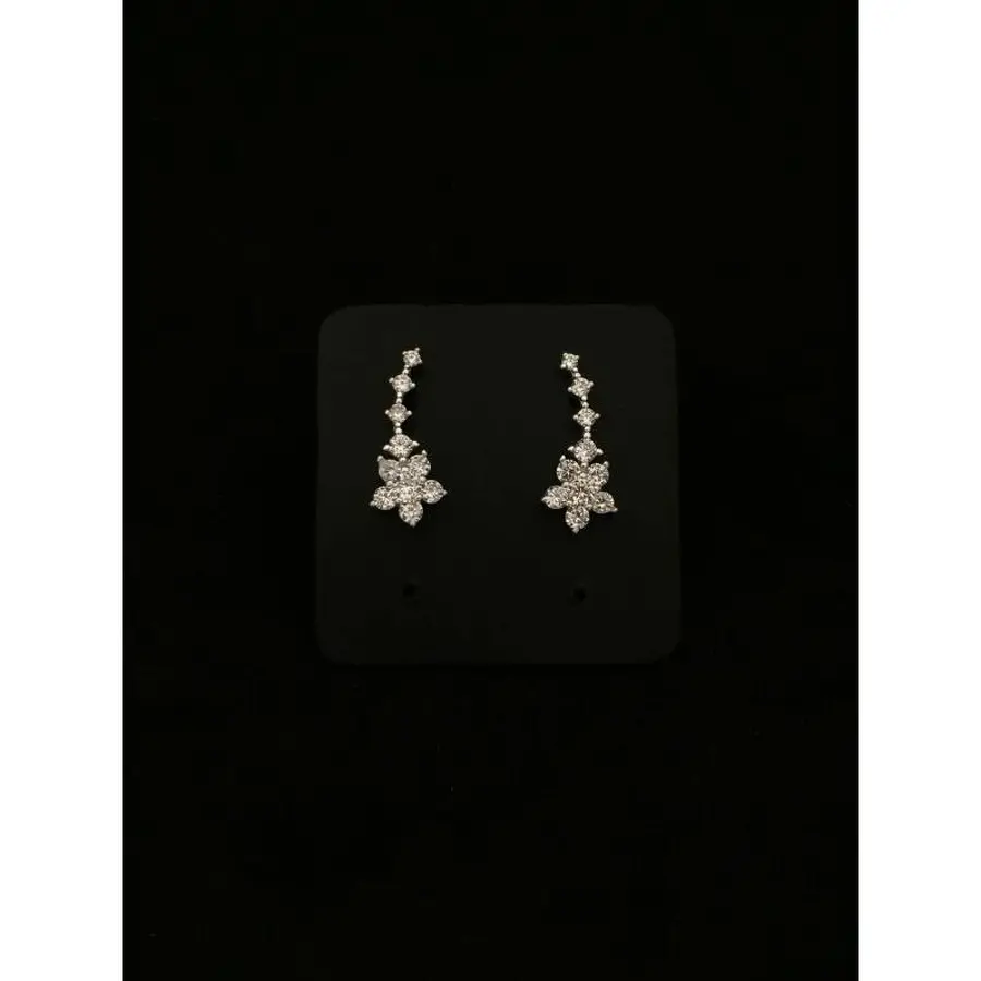 BRINCO EARCUFF FLOR COMETA PRATA