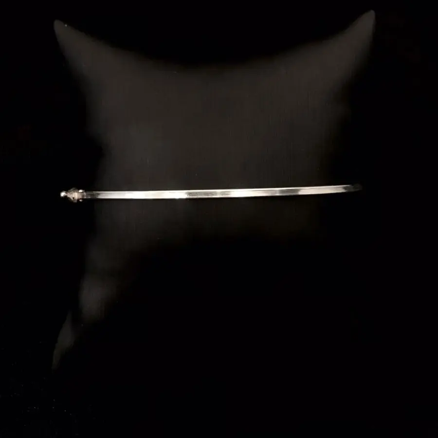 BRACELETE FIO RETO OVAL 2MM