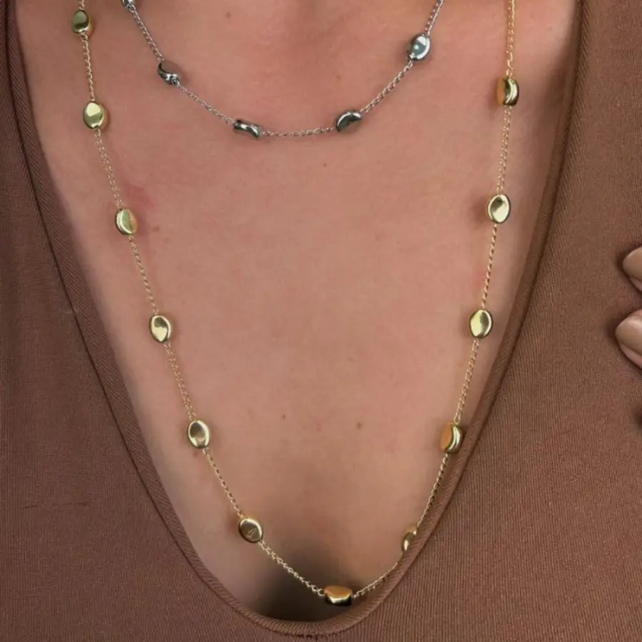 Colar Oval Orgânico 