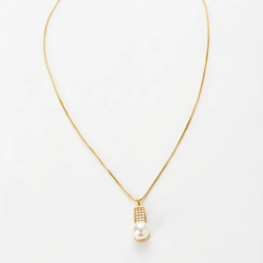 Conjunto Pérola Cravejado 