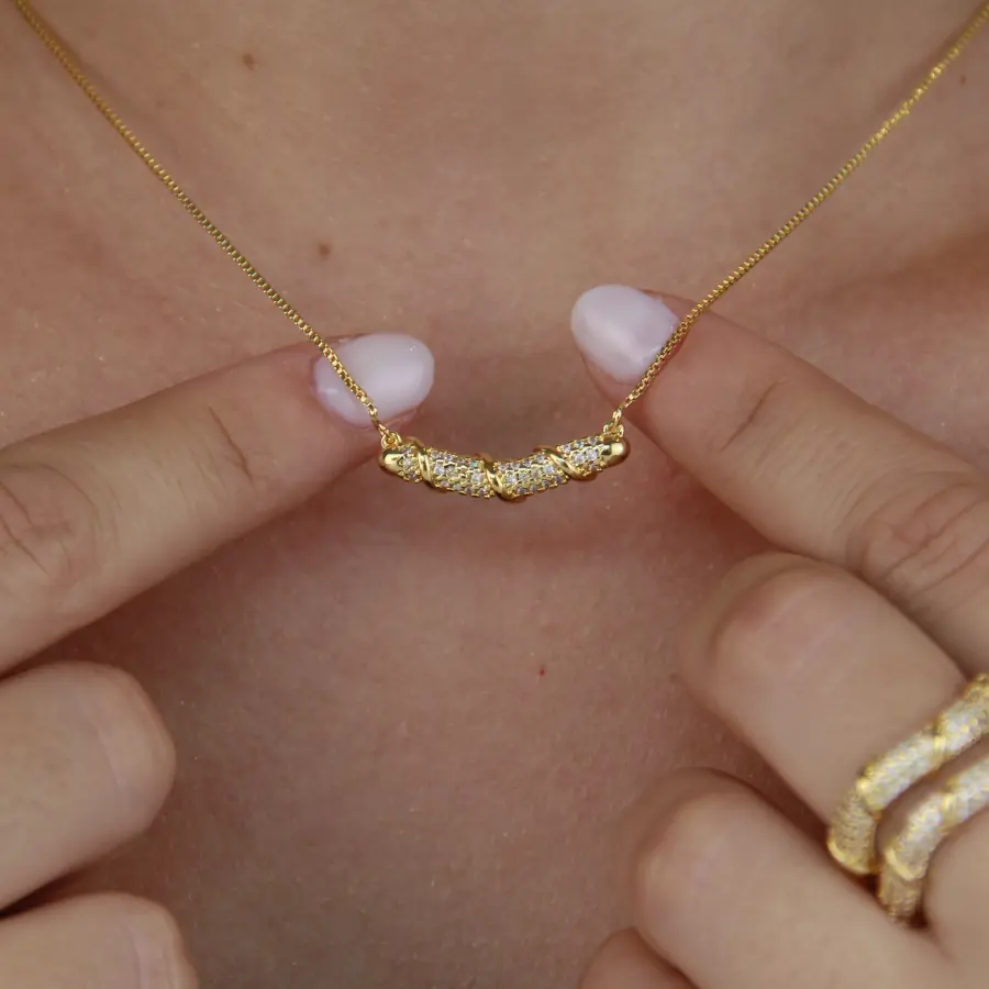 Conjunto Orgânico Cravejado 