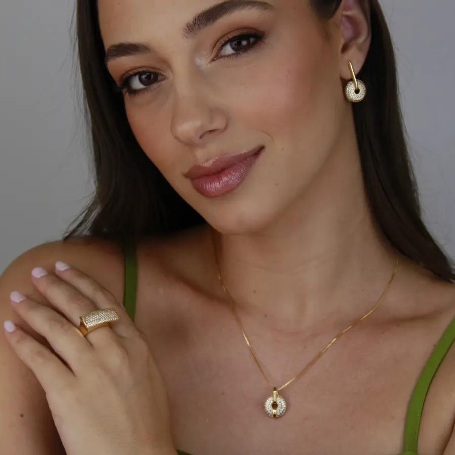 Conjunto Inspiração Cravejado 