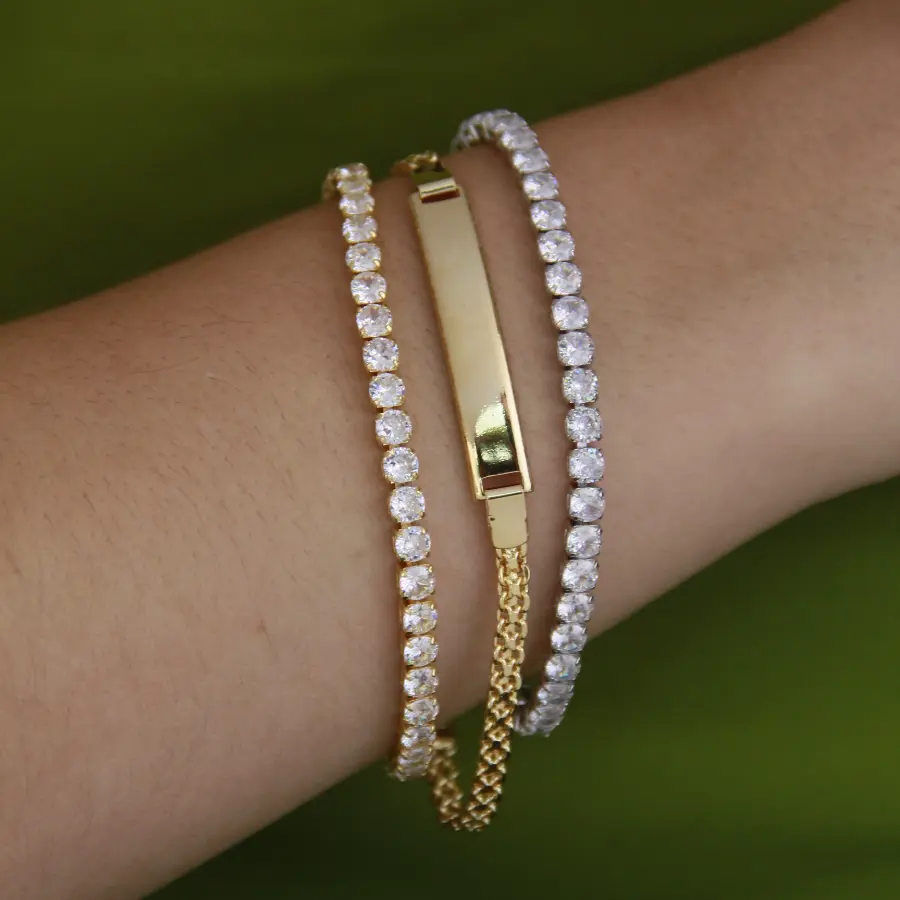 Pulseira Placa Lisa 