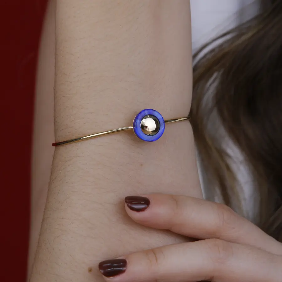 Bracelete Acrílico Liso Redondo 