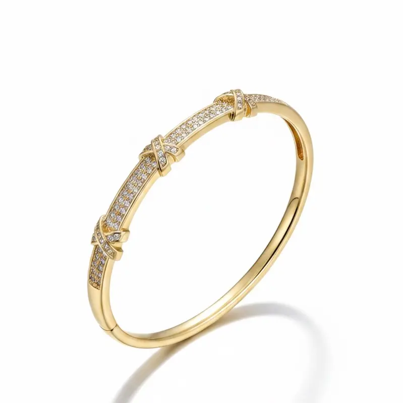 Bracelete Inspiração Cravejado em Zircônia 