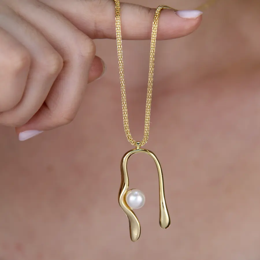 Conjunto Colar e Brinco Orgânico 
