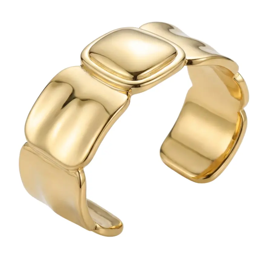 Bracelete Orgânico Liso Bold 