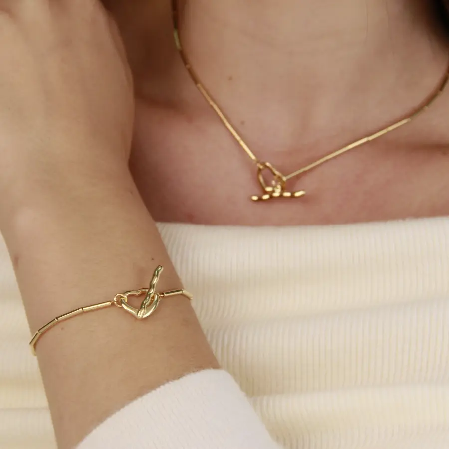 Pulseira Orgânica Coração 