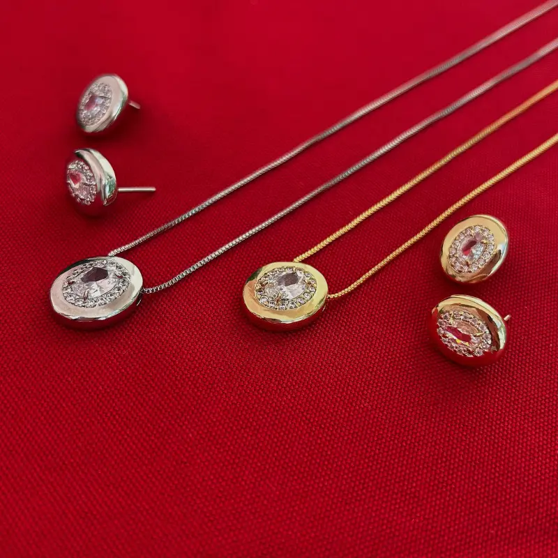 Conjunto Colar e Brinco