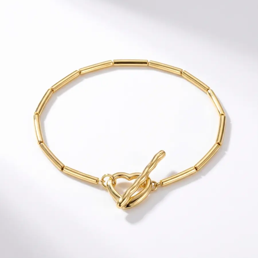 Pulseira Orgânica Coração 
